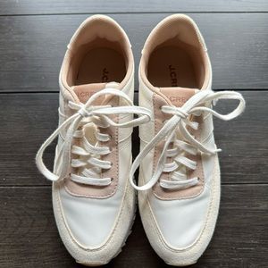 J. Crew Colorblock Trainers Clay Ivory Medium Women’s US size 5